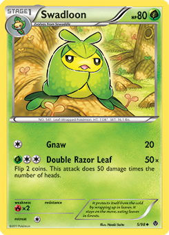 Swadloon 5/98 Pokémon card from Emerging Powers for sale at best price