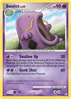 Swalot 72/146 Pokémon card from Legends Awakened for sale at best price