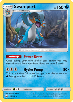 Swampert 35/168 Pokémon card from Celestial Storm for sale at best price