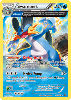 Swampert 36/160 Pokémon card from Primal Clash for sale at best price