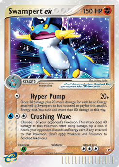 Swampert EX 95/95 Pokémon card from Ex Team Magma vs Team Aqua for sale at best price