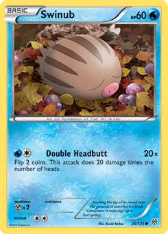 Swinub 26/135 Pokémon card from Plasma Storm for sale at best price
