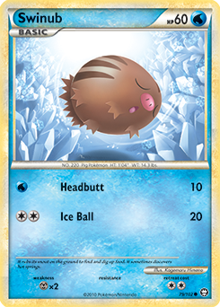 Swinub 79/102 Pokémon card from Triumphant for sale at best price