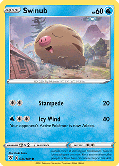 Swinub 031/189 Pokémon card from Astral Radiance for sale at best price