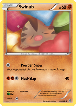 Swinub 80/162 Pokémon card from Breakthrough for sale at best price