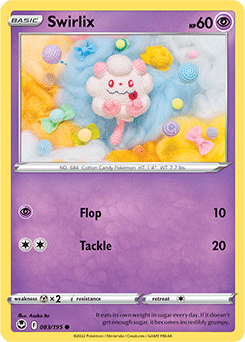 Swirlix 083/195 Pokémon card from Silver Tempest for sale at best price
