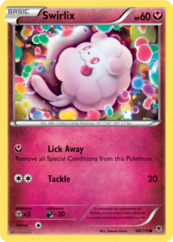 Swirlix 68/119 Pokémon card from Phantom Forces for sale at best price