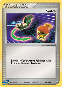 Switch 92/109 Pokémon card from Ex Ruby & Sapphire for sale at best price