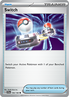 Common Pokémon card Switch 194/198 from Scarlet & Violet expansion