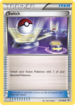 Switch 91/108 Pokémon card from Roaring Skies for sale at best price