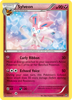 Sylveon 72/111 Pokémon card from Furious Fists for sale at best price