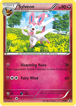Promo Pokémon card Sylveon XY04 from XY Promos expansion
