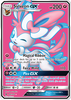Sylveon GX 140/145 Pokémon card from Guardians Rising for sale at best price