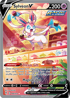 Sylveon V 184/203 Pokémon card from Evolving Skies for sale at best price