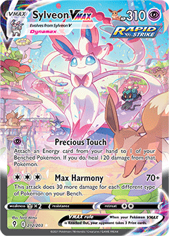 Sylveon VMAX 212/203 Pokémon card from Evolving Skies for sale at best price
