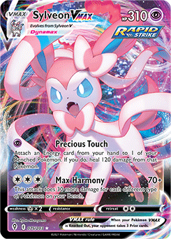 Sylveon VMAX 75/203 Pokémon card from Evolving Skies for sale at best price