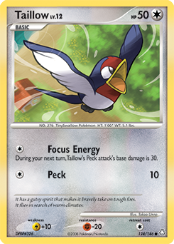 Taillow 124/146 Pokémon card from Legends Awakened for sale at best price
