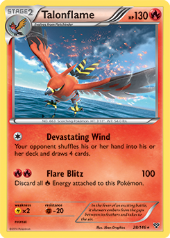 Talonflame 28/146 Pokémon card from X&Y for sale at best price