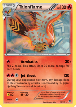 Talonflame 10/119 Pokémon card from Phantom Forces for sale at best price