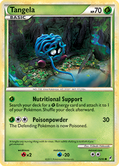 Tangela 72/95 Pokémon card from Call of Legends for sale at best price