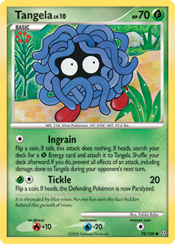 Tangela 78/100 Pokémon card from Stormfront for sale at best price