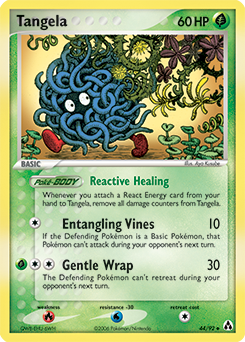 Tangela 44/92 Pokémon card from Ex Legend Maker for sale at best price