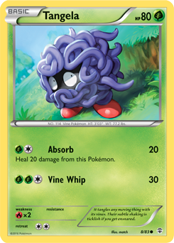 Tangela 8/83 Pokémon card from Generations for sale at best price