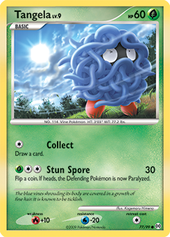 Tangela 77/99 Pokémon card from Arceus for sale at best price
