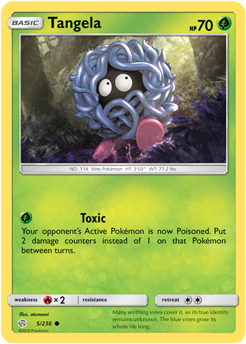 Tangela 5/236 Pokémon card from Cosmic Eclipse for sale at best price