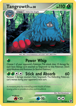 Tangrowth 10/106 Pokémon card from Great Encounters for sale at best price