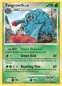 Tangrowth 29/100 Pokémon card from Stormfront for sale at best price