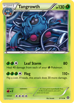Tangrowth 2/114 Pokémon card from Steam Siege for sale at best price