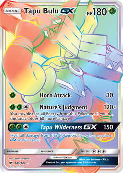 Tapu Bulu GX 149/147 Pokémon card from Burning Shadows for sale at best price