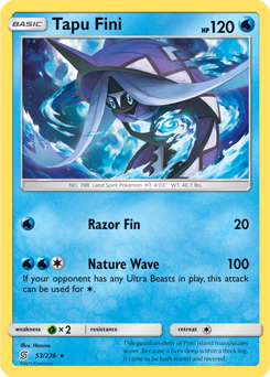 Tapu Fini (151/214), Busca de Cards