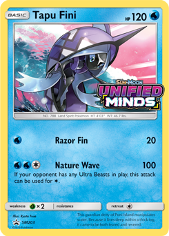 Tapu Fini SM203 Pokémon card from Sun and Moon Promos for sale at best price