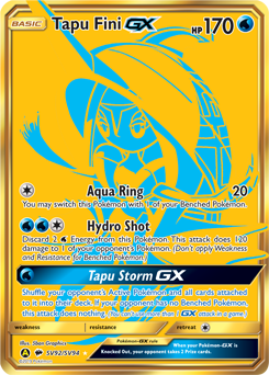 Tapu Fini GX SV92/SV94 Pokémon card from Hidden Fates for sale at best price