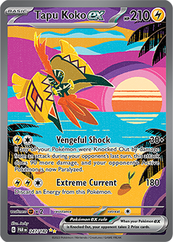 Tapu Koko ex 247/182 Pokémon card from Paradox Rift for sale at best price