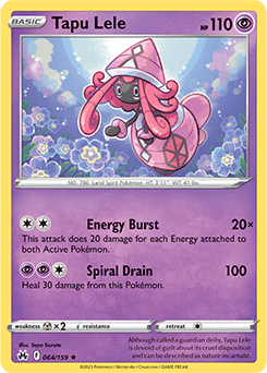 Tapu Lele 064/159 Pokémon card from Crown Zenith for sale at best price