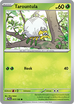Tarountula 017/193 Pokémon card from Paldea Evolved for sale at best price