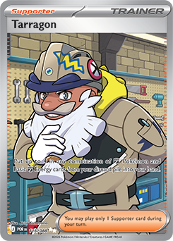 Ultra rare Pokémon card Tarragon 116/88 from Perfect Order expansion