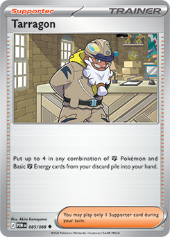 Uncommon Pokémon card Tarragon 85/88 from Perfect Order expansion