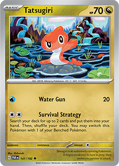 Tatsugiri 141/182 Pokémon card from Paradox Rift for sale at best price