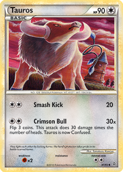 Tauros 41/95 Pokémon card from Unleashed for sale at best price