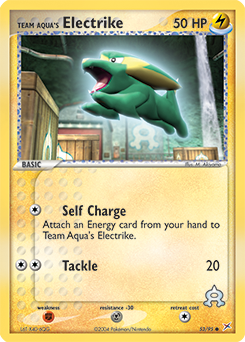 Team Aqua's Electrike 53/95 Pokémon card from Ex Team Magma vs Team Aqua for sale at best price