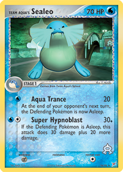 Team Aqua's Sealeo 16/95 Pokémon card from Ex Team Magma vs Team Aqua for sale at best price