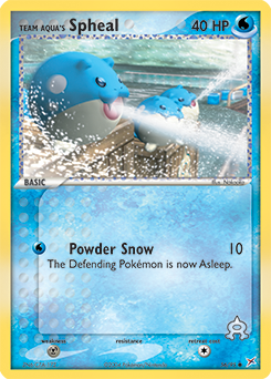 Team Aqua's Spheal 56/95 Pokémon card from Ex Team Magma vs Team Aqua for sale at best price