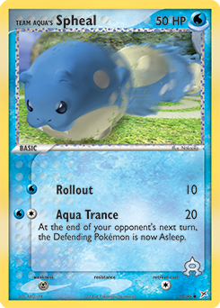 Team Aqua's Spheal 57/95 Pokémon card from Ex Team Magma vs Team Aqua for sale at best price
