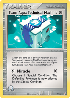 Team Aqua Technical Machine 01 79/95 Pokémon card from Ex Team Magma vs Team Aqua for sale at best price