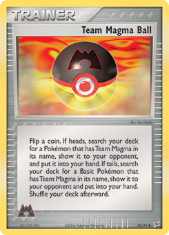 Team Magma Ball 80/95 Pokémon card from Ex Team Magma vs Team Aqua for sale at best price