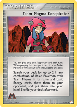 Team Magma Conspirator 82/95 Pokémon card from Ex Team Magma vs Team Aqua for sale at best price